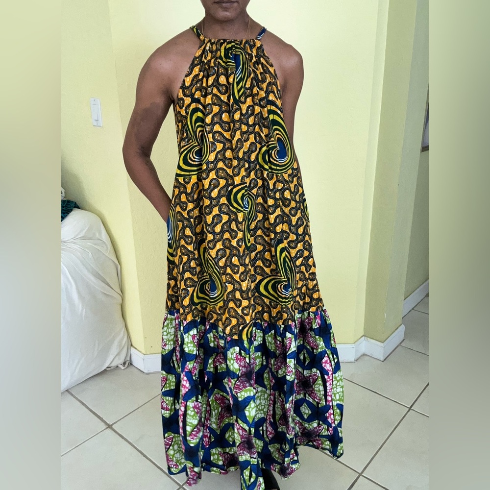 Suakoko Betty African inspired maxi dress